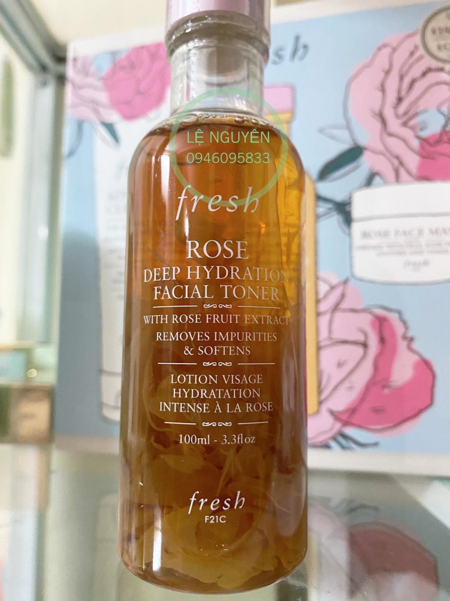 (Bill usa )Nước hoa hồng FRESH Rose Deep Hydration Facial Toner