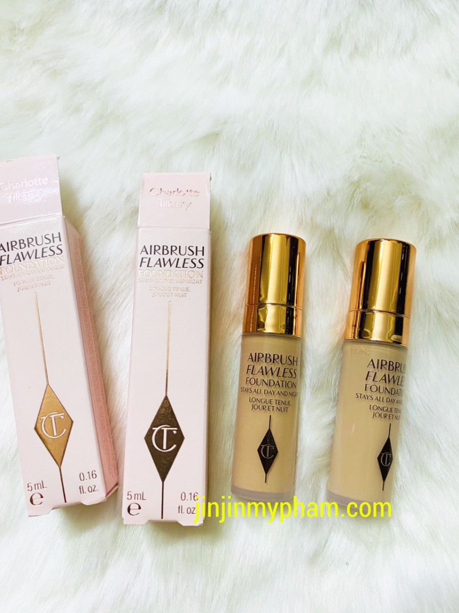 (Bill mỹ) Kem nền CHARLOTTE TILBURY Airbrush Flawless Foundation Stay All Day And