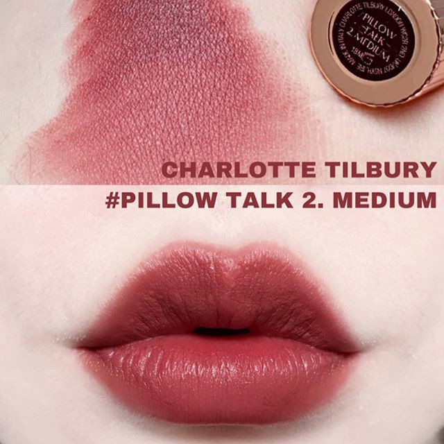 Charlotte Tilbury Pilow Talk 2 Medium Son Thỏi Lì Matte Revolution Lipsticks  mini