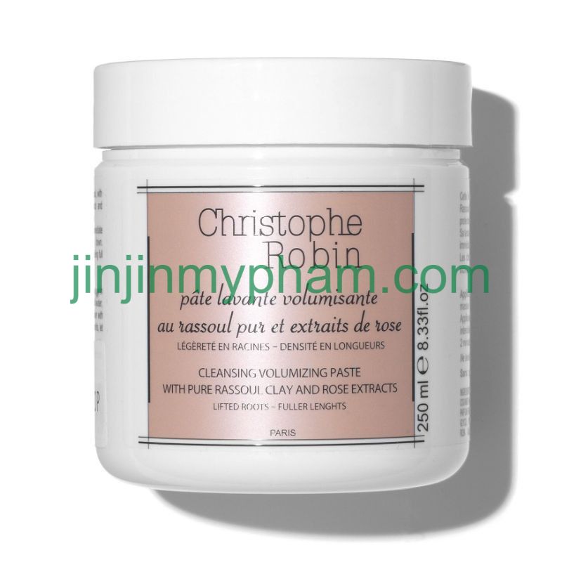 (bill usa ) Dầu gội Christophe Robin Volume Shampoo Paste with Rassoul Clay and Rose Extracts