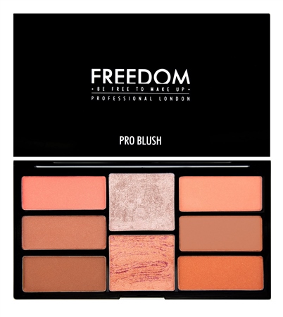 Freedom Makeup London Pro Blush Palette Peach and 