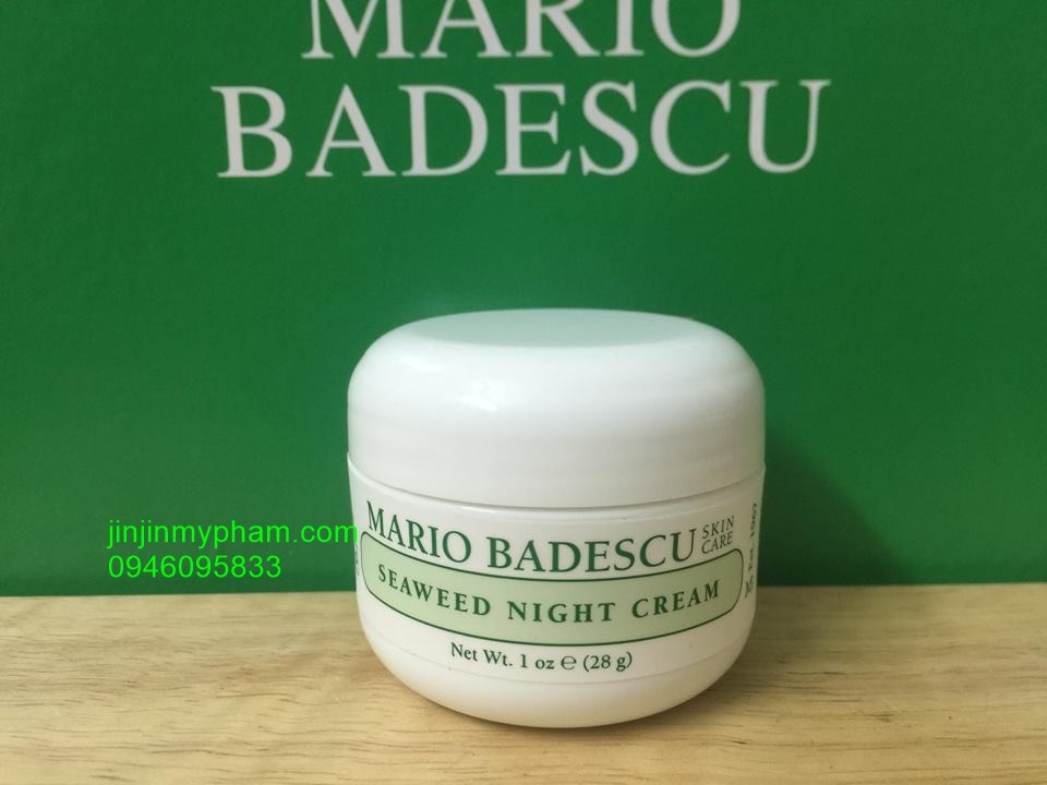 Kem dưỡng tảo biển Mario Badescu Skin Care Seaweed Night Cream