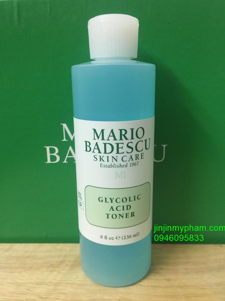 Nước hoa hồng Mario Badescu Glycolic Acid toner 236ml